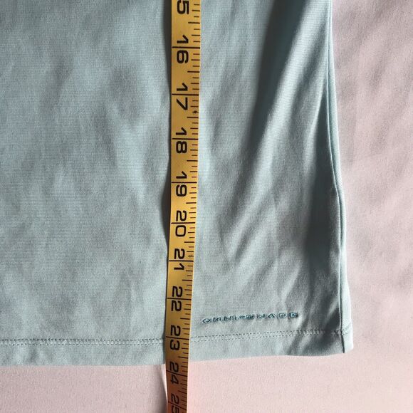 COLUMBIA Omni-Shade Sun Protection Womens Activewear S/S Top Blue Size XL EUC - Picture 7 of 7